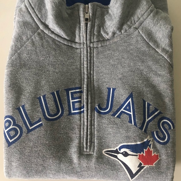 Victoria’s Secret PINK Blue Jays 3/4 Zip - Picture 2 of 4